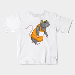 Rat Runner Running Sports Kids T-Shirt